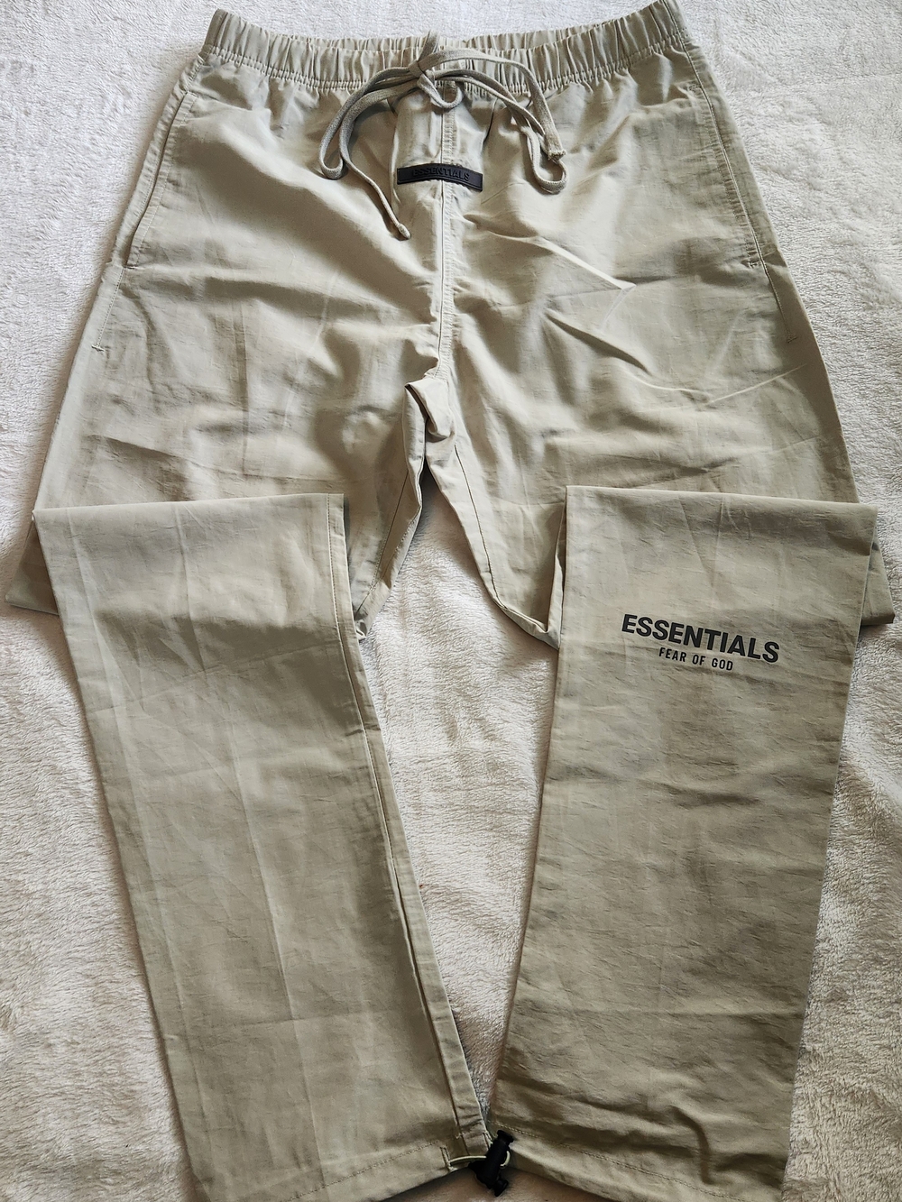 Fear of God ESSENTIALS Stone Windbreaker Joggers Size S